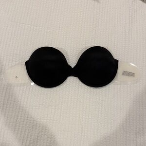 Black Strapless Adhesive Bra